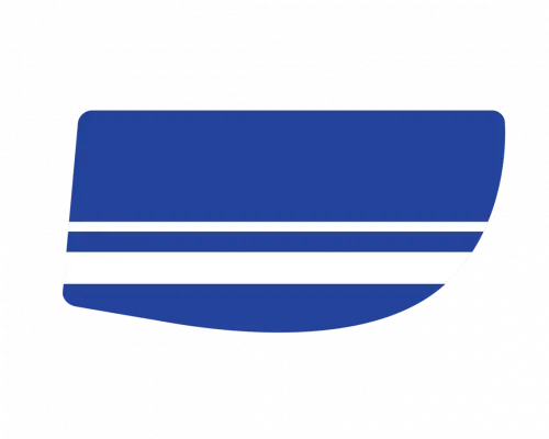 Фальшборт для лодки 600 (бело-синий)