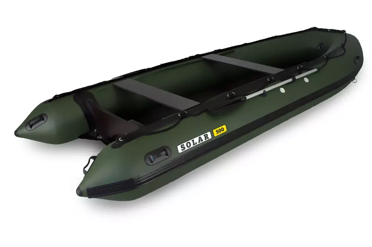 Лодка надувная моторная solar-500 jet tunnel