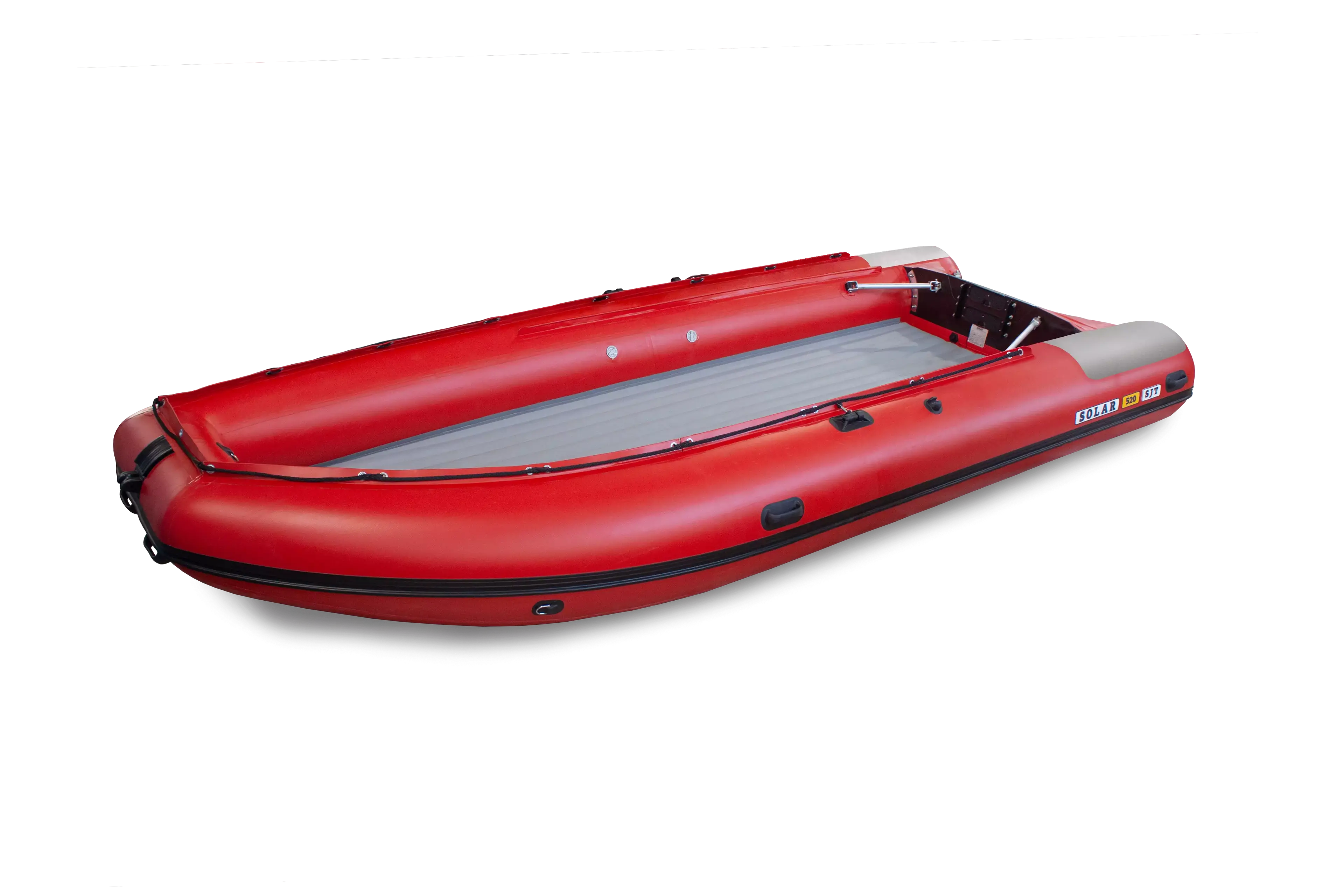 Лодка надувная моторная solar-520 super jet tunnel