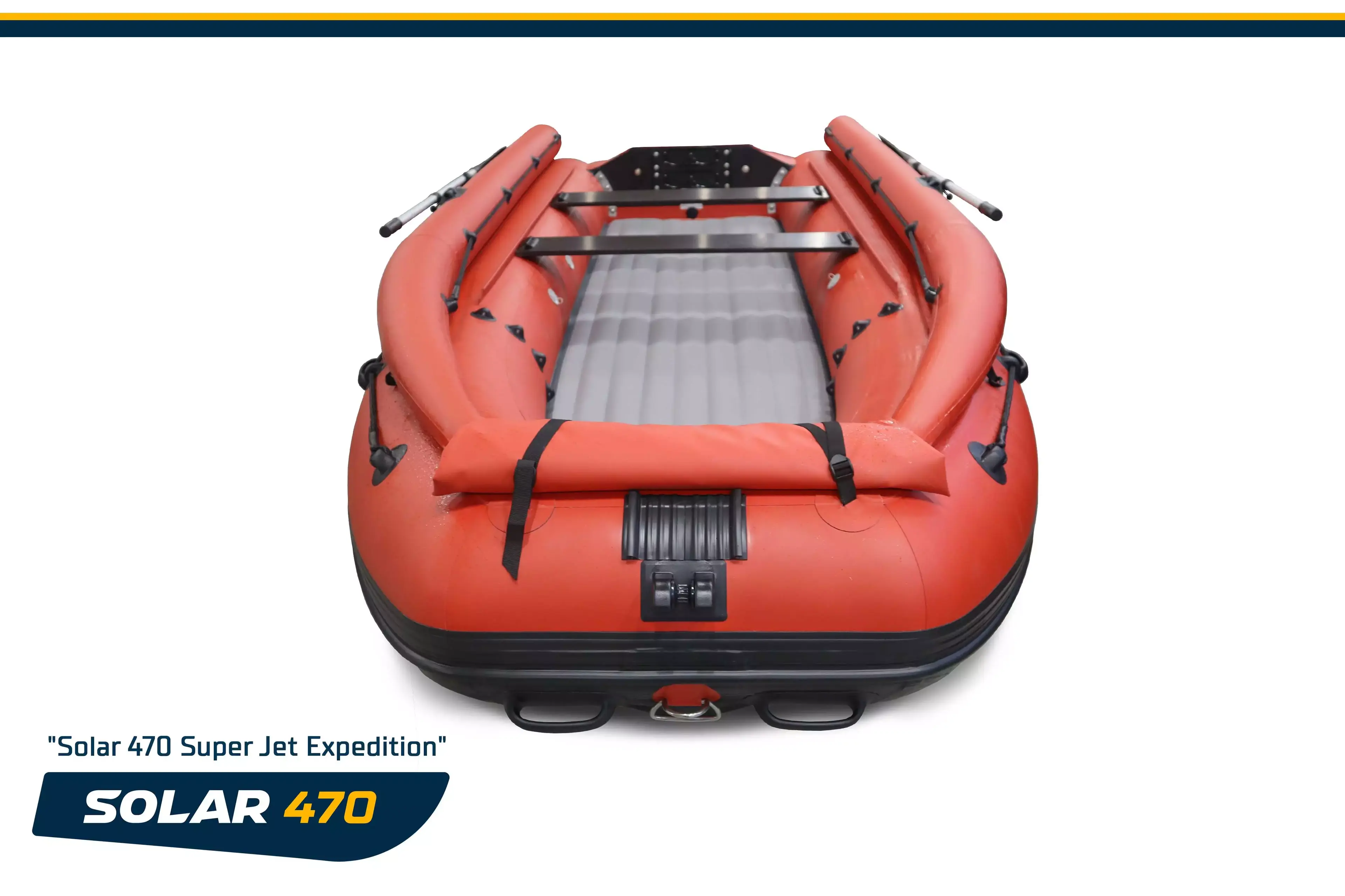 Лодка надувная моторная solar-470 super jet tunnel (expedition)